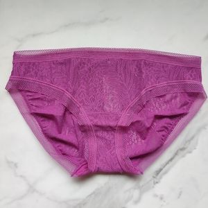 NWT SOMA STRETCH LACE HIPSTER PANTY IN ORCHID DAZE SIZE SMALL